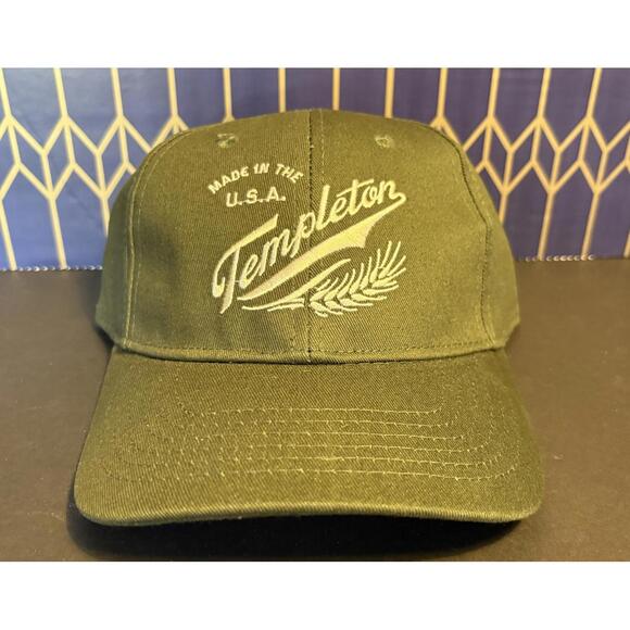 Other - Templeton Rye Whiskey Promo Baseball Hat Green Adjustable Made In USA Whiskey